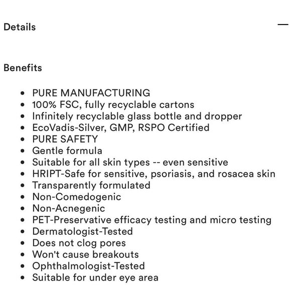 BARE MINERALS SKIN RESCUE Pure Glow Serum with 10% Vitamin C Complex New FullSz - Picture 6 of 8